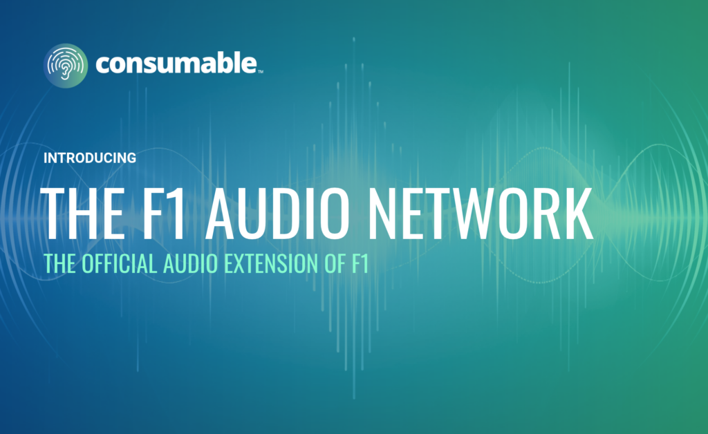 Consumable and F1 announce the F1 Audio Network